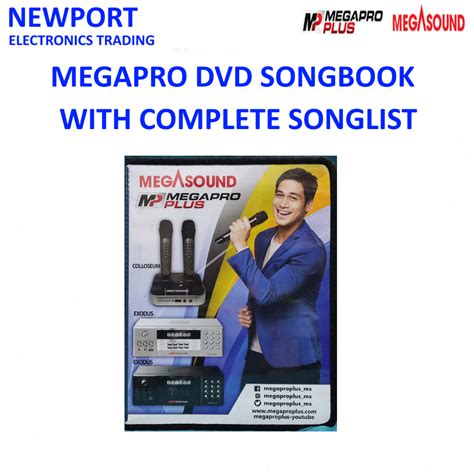 Megapro Plus Megasound DVD Songbook with Complete .